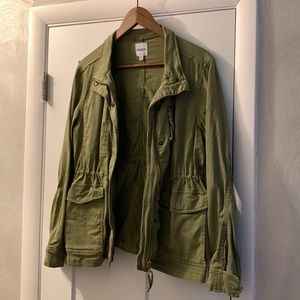 Like new utility jacket! Olive drab color